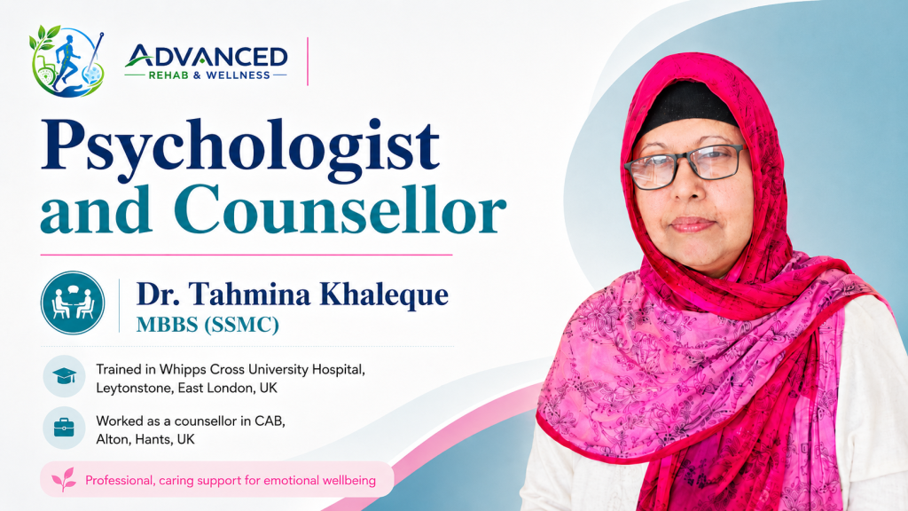 Best Psychologist in Sylhet-Dr. Tahmina Khaleque