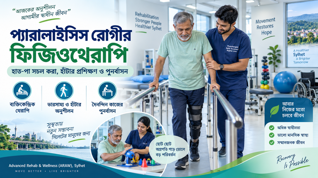 প্যারালাইসিস রোগীর ফিজিওথেরাপি